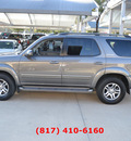 toyota sequoia 2003 dk  gray suv limited gasoline 8 cylinders rear wheel drive automatic 76051