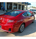 honda accord 2013 red coupe ex l gasoline 4 cylinders front wheel drive automatic 77339