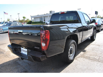 chevrolet colorado 2009 black pickup truck gasoline 4 cylinders 2 wheel drive automatic 77581