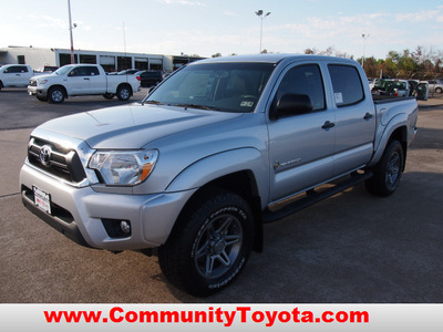 toyota tacoma 2013 silver v6 gasoline 6 cylinders 4 wheel drive automatic 77521