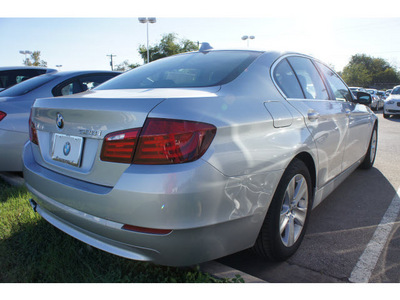 bmw 5 series 2013 silver sedan 528i gasoline 4 cylinders rear wheel drive automatic 78729