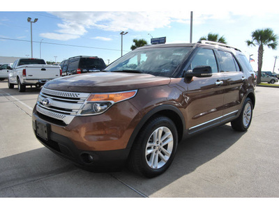 ford explorer 2011 brown suv xlt gasoline 6 cylinders 2 wheel drive automatic 77539