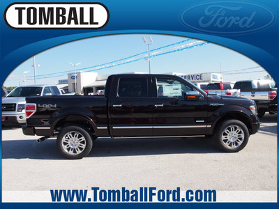 ford f 150 2013 brown platinum gasoline 6 cylinders 4 wheel drive automatic 77375