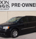 chrysler town and country 2011 black van touring 6 cylinders automatic 76011