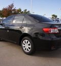 toyota corolla 2013 black sedan l 4 cylinders automatic 76116