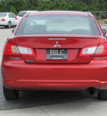 mitsubishi galant 2009 red sedan gasoline 4 cylinders front wheel drive shiftable automatic 33884