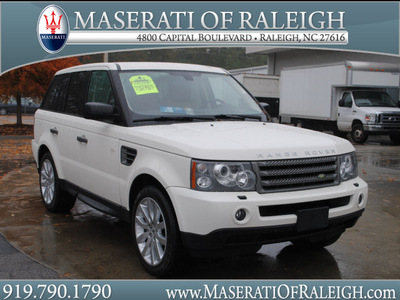 land rover range rover sport 2009 white suv hse 8 cylinders automatic 27616