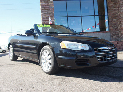 chrysler sebring 2004 black gtc 6 cylinders automatic 80229