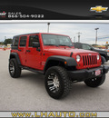 jeep wrangler unlimited 2011 red suv sport 6 cylinders automatic 78654