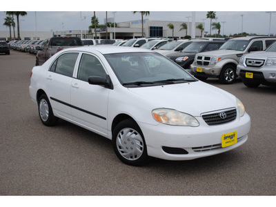 toyota corolla 2006 white sedan ce gasoline 4 cylinders front wheel drive automatic 78572
