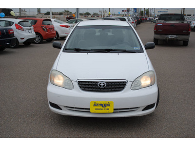 toyota corolla 2006 white sedan ce gasoline 4 cylinders front wheel drive automatic 78572