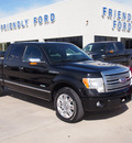 ford f 150 2011 black platinum 6 cylinders automatic 77532