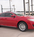 toyota camry 2012 red sedan le 4 cylinders automatic 76011
