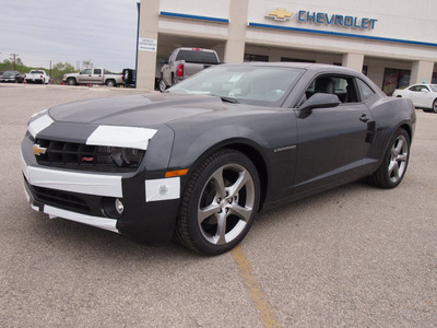 chevrolet camaro 2013 dk  gray coupe lt 6 cylinders automatic 78064