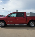 nissan titan 2012 red sv 8 cylinders 5 speed automatic 75150