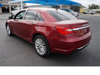 chrysler 200 2011 red sedan limited 6 cylinders automatic 78028