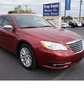 chrysler 200 2011 red sedan limited 6 cylinders automatic 78028