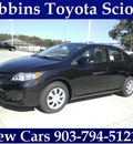 toyota corolla 2013 black sedan l gasoline 4 cylinders front wheel drive automatic 75569