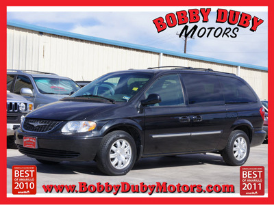 chrysler town and country 2004 black van touring 6 cylinders automatic 79110