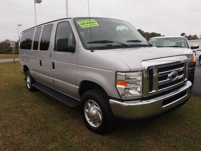 ford e series wagon 2012 silver van e 350 sd xlt 8 cylinders automatic 28557