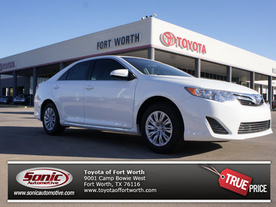 toyota camry 2012 white sedan le 4 cylinders automatic 76116