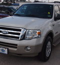 ford expedition el 2008 white suv gasoline 8 cylinders 2 wheel drive 6 speed automatic 77338