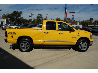 dodge ram 1500 2008 yellow pickup truck slt gasoline 8 cylinders rear wheel drive automatic with overdrive 77706