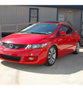 honda civic 2009 red coupe si gasoline 4 cylinders front wheel drive 6 speed manual 77706