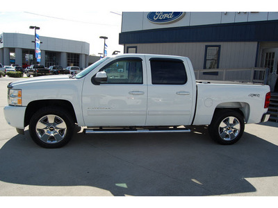 chevrolet silverado 1500 2010 white ltz flex fuel 8 cylinders 4 wheel drive automatic with overdrive 77706