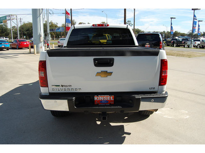 chevrolet silverado 1500 2010 white ltz flex fuel 8 cylinders 4 wheel drive automatic with overdrive 77706