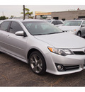 toyota camry 2012 silver sedan se v6 gasoline 6 cylinders front wheel drive automatic 77074