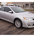 toyota camry 2012 silver sedan xle v6 gasoline 6 cylinders front wheel drive automatic 77074