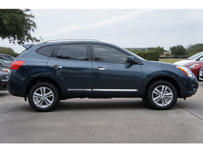 nissan rogue 2013 dk  blue sv gasoline 4 cylinders front wheel drive not specified 77477