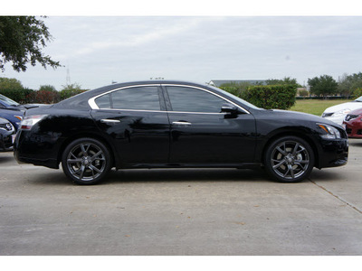 nissan maxima 2013 black sedan 3 5 sv gasoline 6 cylinders front wheel drive not specified 77477