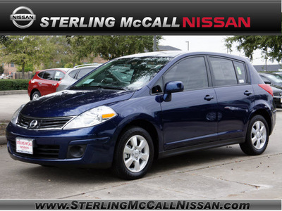 nissan versa 2012 dk  blue hatchback 1 8 s gasoline 4 cylinders front wheel drive not specified 77477