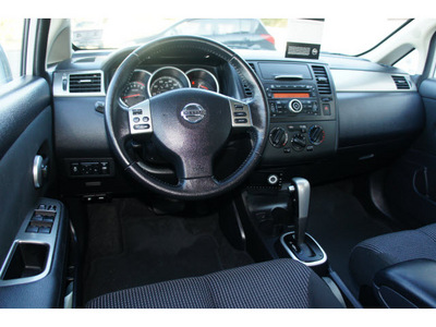 nissan versa 2012 silver hatchback 1 8 sl gasoline 4 cylinders front wheel drive automatic 76502