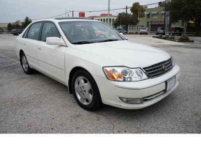 toyota avalon 2003 white sedan xls gasoline 6 cylinders front wheel drive automatic 78205