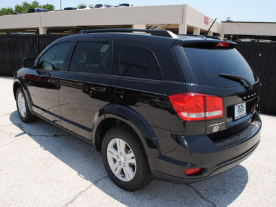 dodge journey 2012 black sxt gasoline 4 cylinders front wheel drive automatic 76011