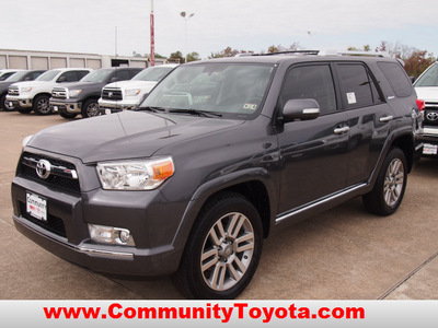 toyota 4runner 2013 gray suv limited gasoline 6 cylinders 2 wheel drive automatic 77521