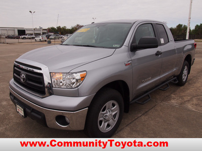 toyota tundra 2012 silver grade flex fuel 8 cylinders 4 wheel drive automatic 77521