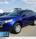 ford edge 2013 deep impact blue suv se 6 cylinders 6 speed automatic 75062