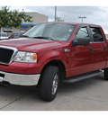 ford f 150 2008 red 4wd flex fuel 8 cylinders 4 wheel drive 4 speed automatic 78233