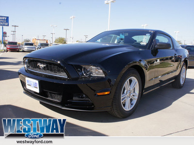 ford mustang 2013 black coupe v6 6 cylinders automatic 75062