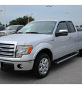 ford f 150 2013 silver lariat flex fuel 8 cylinders 2 wheel drive automatic 77074