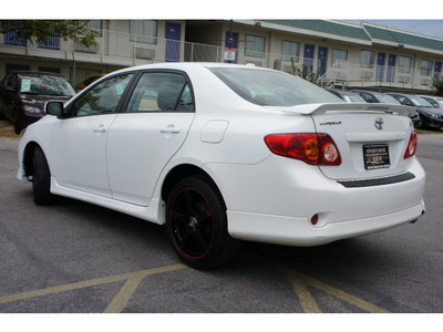 toyota corolla 2010 white sedan s gasoline 4 cylinders front wheel drive automatic 78753