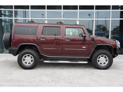 hummer h2 2006 maroon suv 8 cylinders automatic 78216