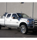 ford f 350 super duty 2011 silver lariat biodiesel 8 cylinders 4 wheel drive automatic with overdrive 79407