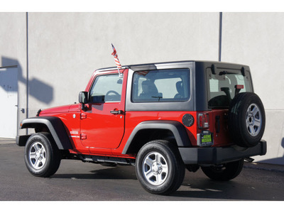 jeep wrangler 2011 red suv sport gasoline 6 cylinders 4 wheel drive automatic 79407
