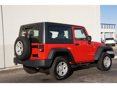 jeep wrangler 2011 red suv sport gasoline 6 cylinders 4 wheel drive automatic 79407