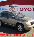 jeep compass 2008 gold suv sport gasoline 4 cylinders 2 wheel drive automatic 79925